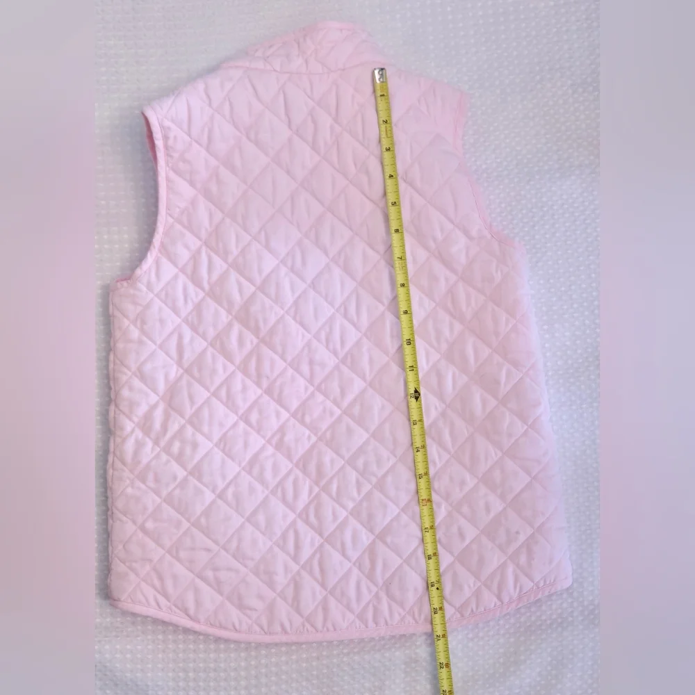 Crew Cuts / J Crew Pink Quilted Gitls Vest Size 10 *** Some Small Spots See Pics - Picture 3 of 7